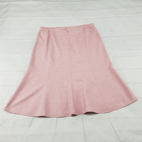Alfred Dunner Skirt Size 8 A Line Pink Used - Picture 2 of 4